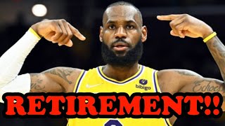 LeBron James drops somber retirement take after making history in Lakers Win [upl. by Rhines11]