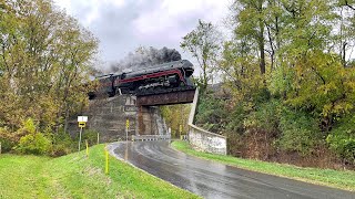 Norfolk and Western Class J 611 on the Buckingham Branch part 1 [upl. by Damali699]