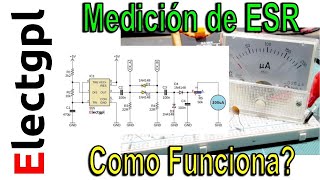 Medidor de ESR Casero para Capacitores  Como funciona  Circuito Electrónico [upl. by Cohette]