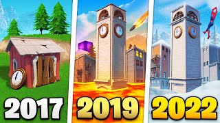 Fortnite’s EVOLUTION Of Tilted Towers [upl. by Bullis]