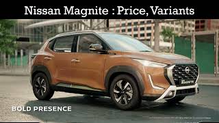 Nissan Magnite 2024 Facelift  Detailed comparison of Variants amp Powertrains  Price [upl. by Arick]