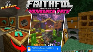 Faithful 64x Texture Pack 121 120 – MCPEBedrock Edition •• Uday Gaming [upl. by Anjanette939]