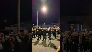 Pepperell High School Marching Band at Rome Christmas Parade Dec 1 2022 [upl. by Idyh]