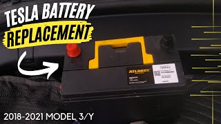 Replace Tesla Battery 20182021 Model 3  Y [upl. by Aiuqenehs829]