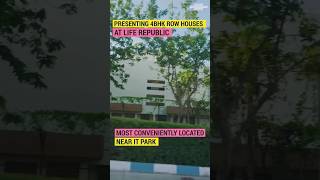 Life Republic 4BHK Row Houses l 100 Masterpieces in Making l 393 Acres Township villa bungalow yt [upl. by Savvas]