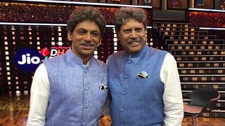 Sunil Grover mimicking kapil dev infront of kapil dev [upl. by Mill]