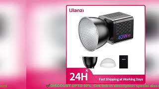 ✔️Ulanzi L024 40W RGB Video Light 25006500K Bicolor 0359 RGB COB Lig [upl. by Rosel]