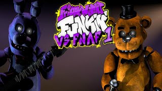 Friday Night Funkin VS FNAF 1 VS Bonnie FNF MOD  First To Go Song by Happy Bonnie [upl. by Airdnalahs861]