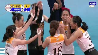 Angge Poyos GROWLS EARLY for UST vs Ateneo  UAAP Season 86 Womens Volleyball [upl. by Seidule]