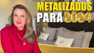 OS METALIZADOS PARA 2024  Moda [upl. by Nahs]