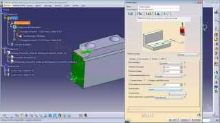 CFT220 FAO Fraisage avec Catia V5  Contournage [upl. by Alyson875]