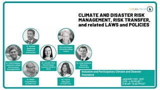 Inclusive and Participatory Climate and Disaster Insurance [upl. by Christoffer]