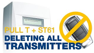 Deleting all transmitters for PULL T  ST61 [upl. by Lantz]