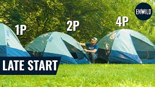 Kelty Late Start 1P 2P 4P Backpacking Tent Series Review [upl. by Nyad]