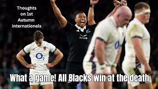 AUTUMN INTERNATIONALS All Blacks win Scotland impress and Englands fatal flaw [upl. by Theron995]