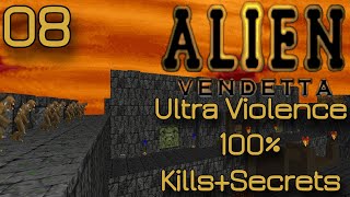 Alien Vendetta Map08 Beast Island  100 Végigjátszás [upl. by Gunn948]