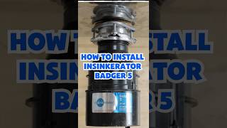 How to install InSinkErator Badger 5 Garbage Disposal diy [upl. by Essenaj632]