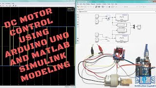 TUTORIAL 6 DC MOTOR CONTROL USING ARDUINO UNO AND MATLAB SIMULINK MODELING [upl. by Moulden]