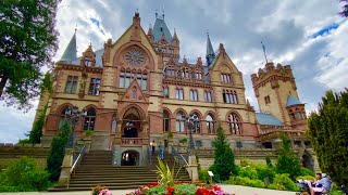 Schloss Drachenburg KönigswinterDrachenfels Kopter in Bonn Germany 4K [upl. by Garner]