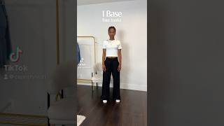 1 base 4 looks  how to style trousers  petite fashion [upl. by Evelunn]