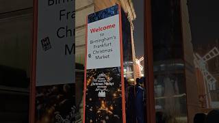 Frankurt Christmas Market  BirminghamPart  1travel birmingham travelislove christmas [upl. by Arnon]