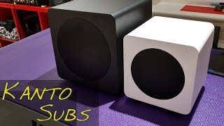 Kanto Sub6 amp Sub8 Z Reviews Beautiful Baby Subs [upl. by Nerak]