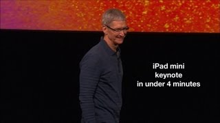 iPad mini Keynote in under 4 minutes [upl. by Hardwick]