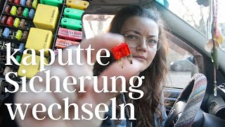 Kaputte Sicherung im Auto austauschen [upl. by Landbert]