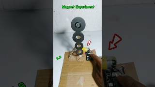 Magnet Experiment • Gear Motor  tech science experiment magnets youtubeshorts [upl. by Einehpets683]