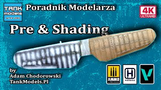 Poradnik Modelarski 26  PRESHADING czyli cieniowanie wstępne  Hataka  Vallejo  AMMO [upl. by Ecydnac]