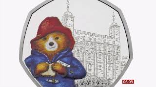 More Paddington Bear 50p coins coming fun story UK  BBC News  13th August 2019 [upl. by Iaras]