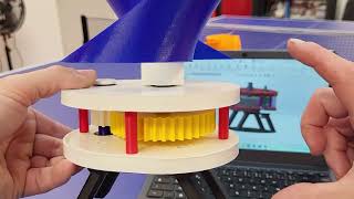 Prototype éolienne en impression 3d  chefdoeuvre Bac Pro Melec [upl. by Birgit454]