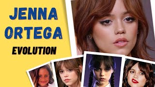 Jenna Ortega over timeface morph Evolution 20022023Jenna Ortega transformation [upl. by Eikkin391]