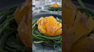 Baked potato and agretti barbadifrate foodshorts food homemadefood 家常菜 athome [upl. by Delbert]