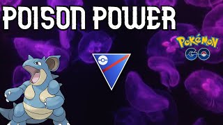 NIDOQUEEN is POWERFUL with the new POISON BUFFS  Pokemon Go Battle League Great PvP [upl. by Undry449]