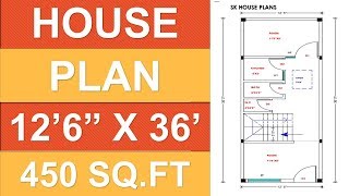 126quot X 36 HOUSE PLAN 450 SQFT [upl. by Odessa520]