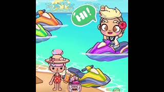 Story 1 on the island Avatar 🏝 stories tocaboca avatarworld shorts magicboo [upl. by Etnaihc]