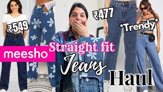 TRENDY Meesho 5 High Waist JEANS Haul  Everything Under ₹800  TryOn Haul meesho jeans haul [upl. by Sherman]