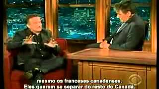 Robin Williams  CanadianFrench Jokes [upl. by Solim]