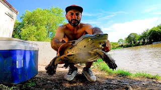 PIRAÑAS Y TORTUGAS GIGANTES quotEncontré un manantialquot PESCA URBANA [upl. by Selda]