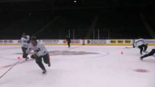 Minnesota Wild Prospects Camp  Thursday Power Skating [upl. by Ys]