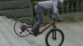 Danny MacAskill Tests Santa Cruz Reserve Carbon Wheels [upl. by Nomyad932]