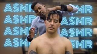 💈STRONG ASMR Tok Sen Massage from Barber Vikram [upl. by Nilauqcaj]