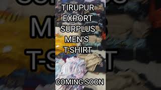 tirupur export surplus market tirupur mens tshirt wholesale  kidswear wholesale market [upl. by Nosaes]