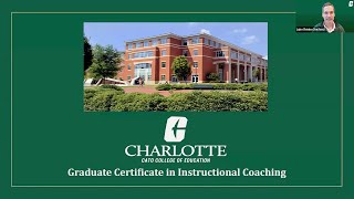 UNC Charlotte Graduate Certificate in Instructional Coaching [upl. by Thaddaus]