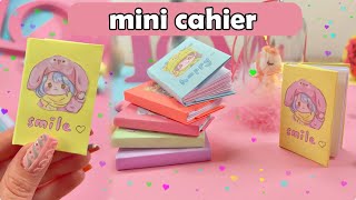 DIY MINI CAHIER MIGNONINCROYABLES IDÉES DARTISANAT EN PAPIERASTUCES POUR LA RENTRÉE DE CLASSES [upl. by Sturges622]