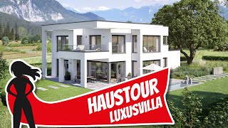 Luxusvilla Haustour mit perfekter Balance aus Design und Funktion von Weberhaus  Hausbau Helden [upl. by Anemaj]