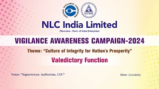 Valedictory Function of Vigilance Awareness Campaign2024 at NLCIL [upl. by Learrsi153]