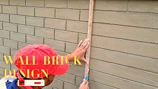 how to wall brick design render [upl. by Annahsal88]