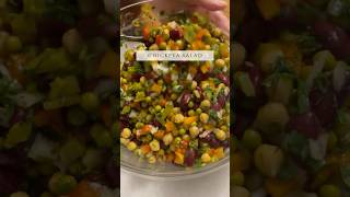 QUICK Holiday Chickpea Salad Recipe in 1 Minute shorts [upl. by Bax]